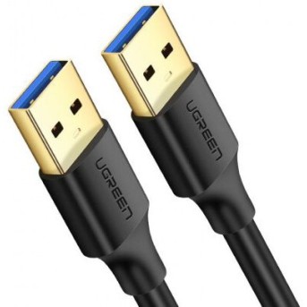 КАБЕЛЬ USB TYPE A-A ДЛИНА 1М, MALE-MALE 10370 в Metoo.kz - Metoo (1)