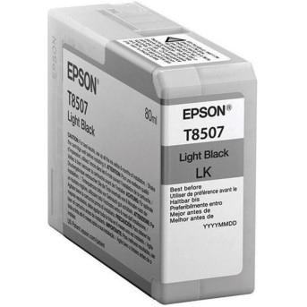 Картридж струйный Epson C13T850700 Light Black T850700 UltraChrome HD 80ml в Metoo.kz - Metoo (1)