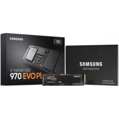 Твердотельный накопитель SSD Samsung 970 EVO PLUS, MZ-V7S1T0BW [1000 ГБ,M2,NVMe,чтение: 3500 МБ/<wbr>с,запись: 3300 МБ/<wbr>с,TLC