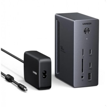 Док-станция UGREEN CM843 14-in-1 USB-C Docking Station 85489 в Metoo.kz - Metoo (1)