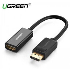 Конвертер UGREEN MM137 DisplayPort to HDMI Female Converter 1080P, 40362