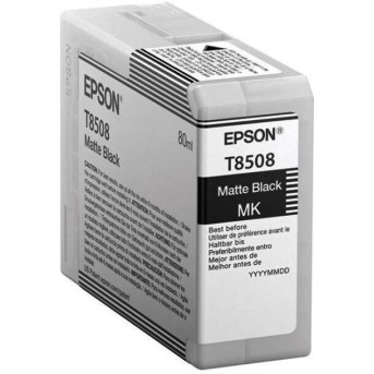 Картридж струйный Epson C13T85080N Matte Black T850800 UltraChrome HD 80ml в Metoo.kz - Metoo (1)