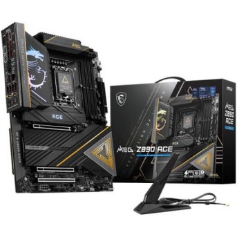 Сист.плата MSI MEG Z890 ACE, Z890, LGA1851, 4xDDR5, 3xPCI-E x16, M2, SATA, Thunderbolt, WIFI7, BOX - Metoo (1)