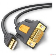 Адаптер Ugreen CR104 USB 2.0 A To DB9 RS-232 Male Adapter Cable 2M, 20222