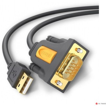 Адаптер Ugreen CR104 USB 2.0 A To DB9 RS-232 Male Adapter Cable 2M, 20222 - Metoo (1)