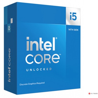 Процессор Intel Core i5-14600KF 3.5GHz (5.3GHz Turbo boost), 14C/<wbr>20T, (6xP/<wbr>8xE), 24Mb, TDP125W, LGA1700, BX8071514600KF - Metoo (1)