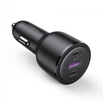 Автомобильное ЗУ Ugreen CD239 2*USB-C PD+USB-A 69W Fast Car Charger, 20467 - Metoo (1)