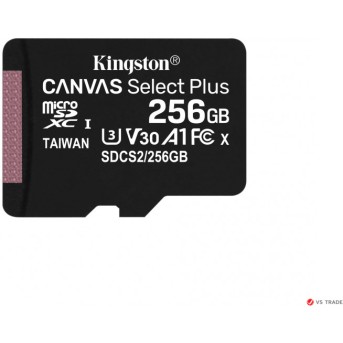 Карта памяти Kingston 256GB microSDXC Canvas Select Plus 100R A1 C10 Single Pack w/<wbr>o Adapter, SDCS2/<wbr>256GBSP - Metoo (1)