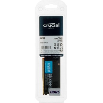 Модуль оперативной памяти Crucial DIMM DDR5, 32Gb, 4800Mts, CL40, 1.1v, CT32G48C40U5 в Metoo.kz - Metoo (1)