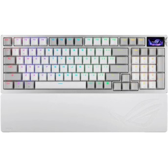 Клавиатура ASUS M901 ROG AZOTH 96 HE/WHT/HFXV2/RU/ABS//KB ROG HFX в Metoo.kz - Metoo (1)