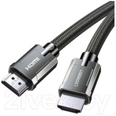 Кабель Ugreen HD135 8K HDMI M/<wbr>M Round Cable with Braided, 1m, Gray, 70319