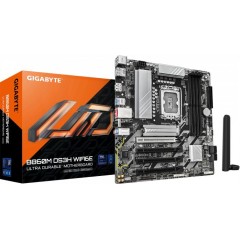 Сист.плата Gigabyte 1.0, B860, LGA1851, 4xDDR5, 4xPCI-E x16, M2, SATA, 2xDP, HDMI, Wi-Fi 6E, BOX