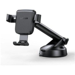 Держатель для телефона Ugreen LP200 Gravity Phone Holder with Suction Cup (Black), 60990B