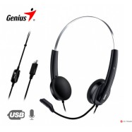 Наушники Genius HS-220U BLACK USB MIC 31710020400