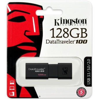 Накопитель USB 3.0 128GB Kingston DT100G3/<wbr>128GB - Metoo (4)