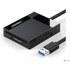 Переходник Ugreen CR125 USB 3.0 All-in-One Card Reader 50cm 4in1, 30333