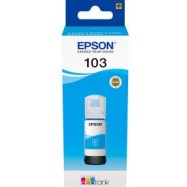 Контейнер с голубыми чернилами Epson C13T00S24A 103 EcoTank Cyan ink bottle