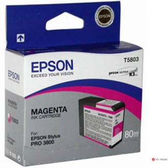 Картридж Epson C13T580A00 SP 3880-80ml Vivid Magenta - Metoo (1)