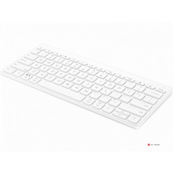 Клавиатура BT HP 692T0AA 350 Multi-Device Compact Wireless Keyboard - White - Metoo (1)