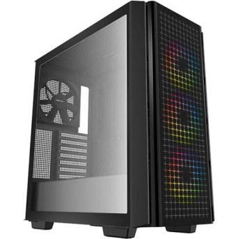 Корпус Deepcool CG540 R-CG540-BKAGE4-G-1 E-ATX/<wbr>ATX/<wbr>Micro ATX,USB 3.0*2,3*120mm ARGB/<wbr>1*140mm,HD-Audio+Mic,Без Б/<wbr>П,Черный - Metoo (1)