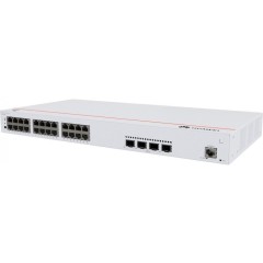 Коммутатор Huawei S220-24P4X (L2, 24*10/<wbr>100/<wbr>1000BASE-T ports 400W PoE+, 4*10GE SFP+ ports, AC power)