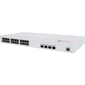 Коммутатор Huawei S220-24P4X (L2, 24*10/<wbr>100/<wbr>1000BASE-T ports 400W PoE+, 4*10GE SFP+ ports, AC power) - Metoo (1)
