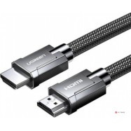 Кабель Ugreen HD135 8K HDMI M/M Round Cable with Braided, 2m, Gray, 70321