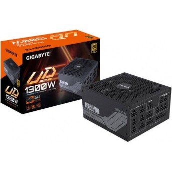 Модульный Блок Питания Gigabyte UD1300GM PG5 80+ GOLD, with APFC, 140mm Double ball bearing Fan, BOX в Metoo.kz - Metoo (1)
