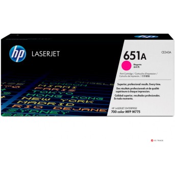 Пурпурный картридж с тонером HP 651A, 16 000 страниц для Color LaserJet, CE343A - Metoo (1)