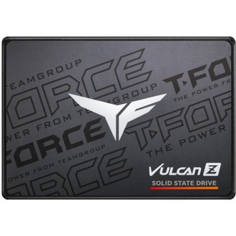 Твердотельный накопитель Team Group T-FORCE VULCAN Z, 512Gb, SATA III, R540Mb/<wbr>s, W470Mb/<wbr>s, TLC, T253TZ512G0C101, Retail - Metoo (1)