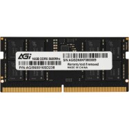 ОЗУ AGI SODIMM 16Gb DDR5, 5600MT/s, CL40, 1.1v, AGI560016SD238-ST
