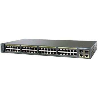 Коммутатор Cisco Catalyst 2960 48 10/<wbr>100 + 2 1000BT LAN Base Image (WS-C2960-48TT-L) - Metoo (4)