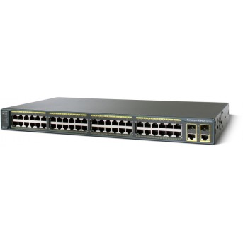 Коммутатор Cisco Catalyst 2960 48 10/<wbr>100 + 2 1000BT LAN Base Image (WS-C2960-48TT-L) - Metoo (2)