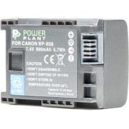 Аккумулятор PowerPlant Canon BP-808 Chip 900mAh