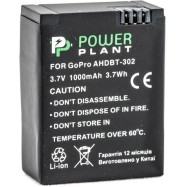 Аккумулятор PowerPlant для GoPro AHDBT-302 1000mAh