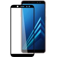 Защитное стекло Full screen PowerPlant для Samsung Galaxy A6+ (SM-A605) Black