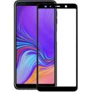 Защитное стекло Full screen PowerPlant для Samsung Galaxy A7 (2018), Black
