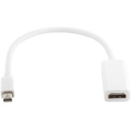 Кабель-переходник PowerPlant mini DisplayPort - HDMI, 0.15m