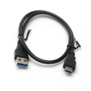 Kабель PowerPlant USB 3.0 AM – Type C 0,5m