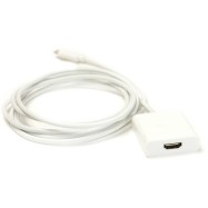 Kабель-переходник PowerPlant USB Type C - HDMI female, 1.8m