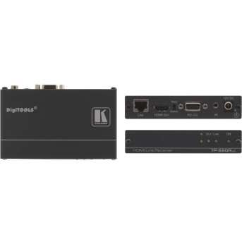 Приемник Kramer TP-580RXR HDMI RS-232 и ИК по витой паре HDBaseT до 180 м - Metoo (1)