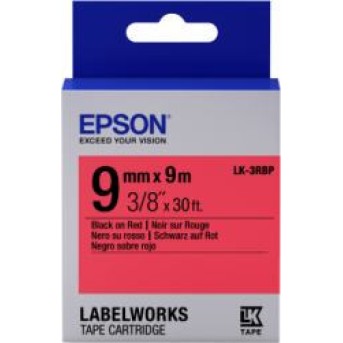 Лента Epson C53S653001 LK3RBP Pastel Black Red 9/<wbr>9 - Metoo (1)