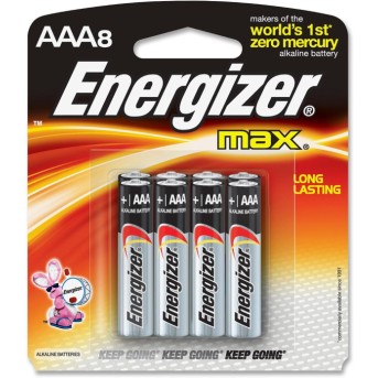 Элемент питания Energizer MAX LR03 АAA Alkaline 8 штук в блистере - Metoo (1)