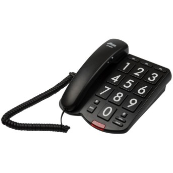 Телефон проводной Ritmix RT-520 черный - Metoo (1)