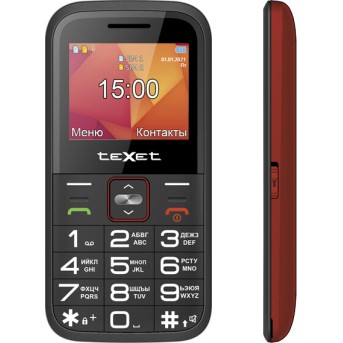 Мобильный телефон Texet TM-B418 красный - Metoo (1)