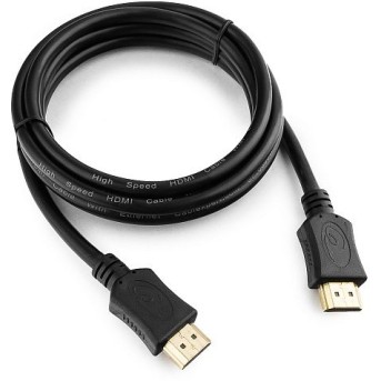 Кабель HDMI Cablexpert CC-HDMI4L-6, 1.8м, v1.4, 19M/<wbr>19M, серия Light, черный, позол.разъ, экр, пакет - Metoo (1)