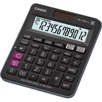 Калькулятор настольный CASIO DJ-120DPLUS-W-EP - Metoo (1)