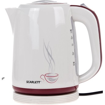Электрический чайник Scarlett SC-028 белый - Metoo (1)