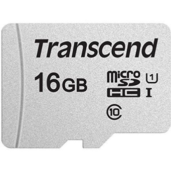 Карта памяти microSD 16Gb Transcend TS16GUSD300S - Metoo (1)