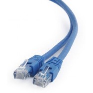 Патч-корд UTP Cablexpert PP6U-1M/B кат.6, 1м, литой, многожильный (синий)